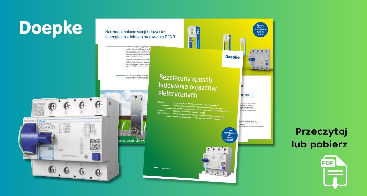 Bezpieczny sposób ładowania pojazdów elektrycznych z Doepke