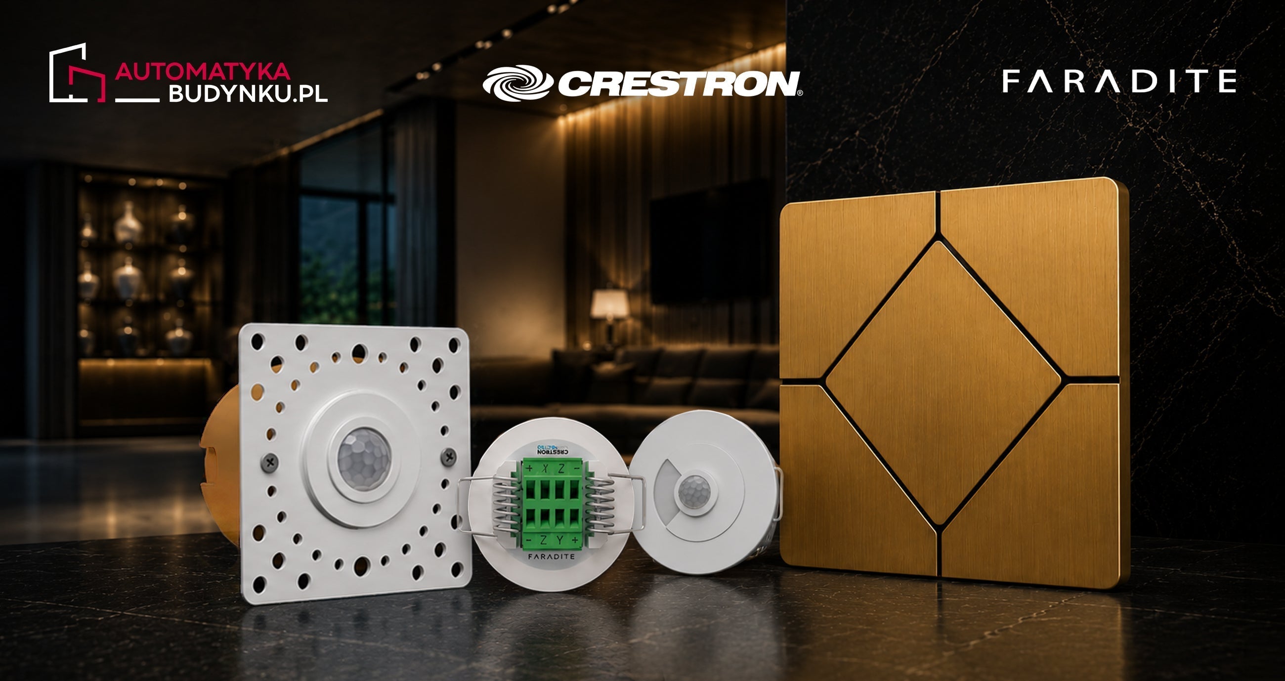 Faradite z natywną obsługą CresNet® dla systemów Crestron