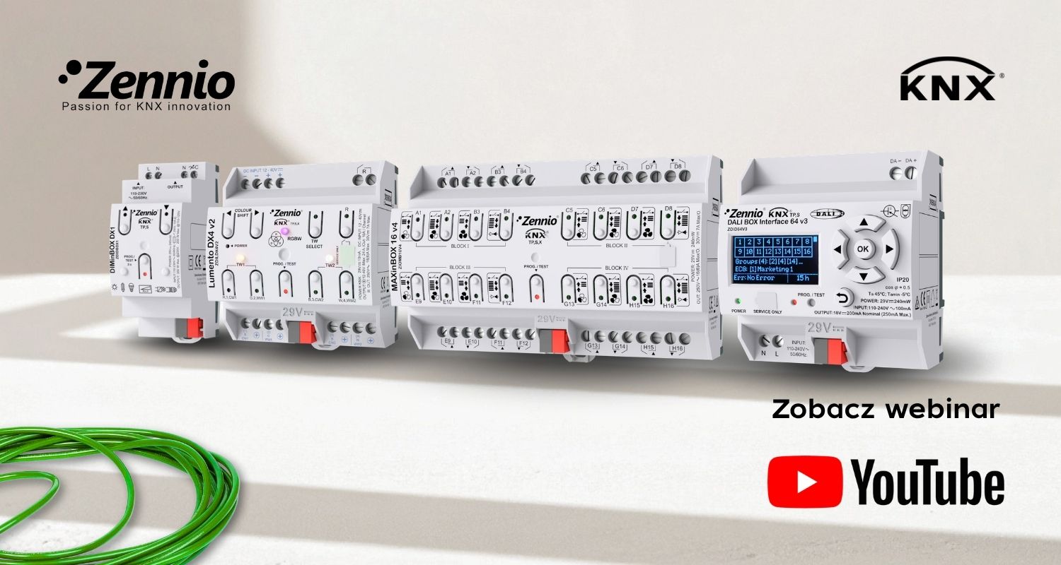 Aktory KNX Zennio w praktyce - przegląd funkcjonalności i konfiguracja ETS