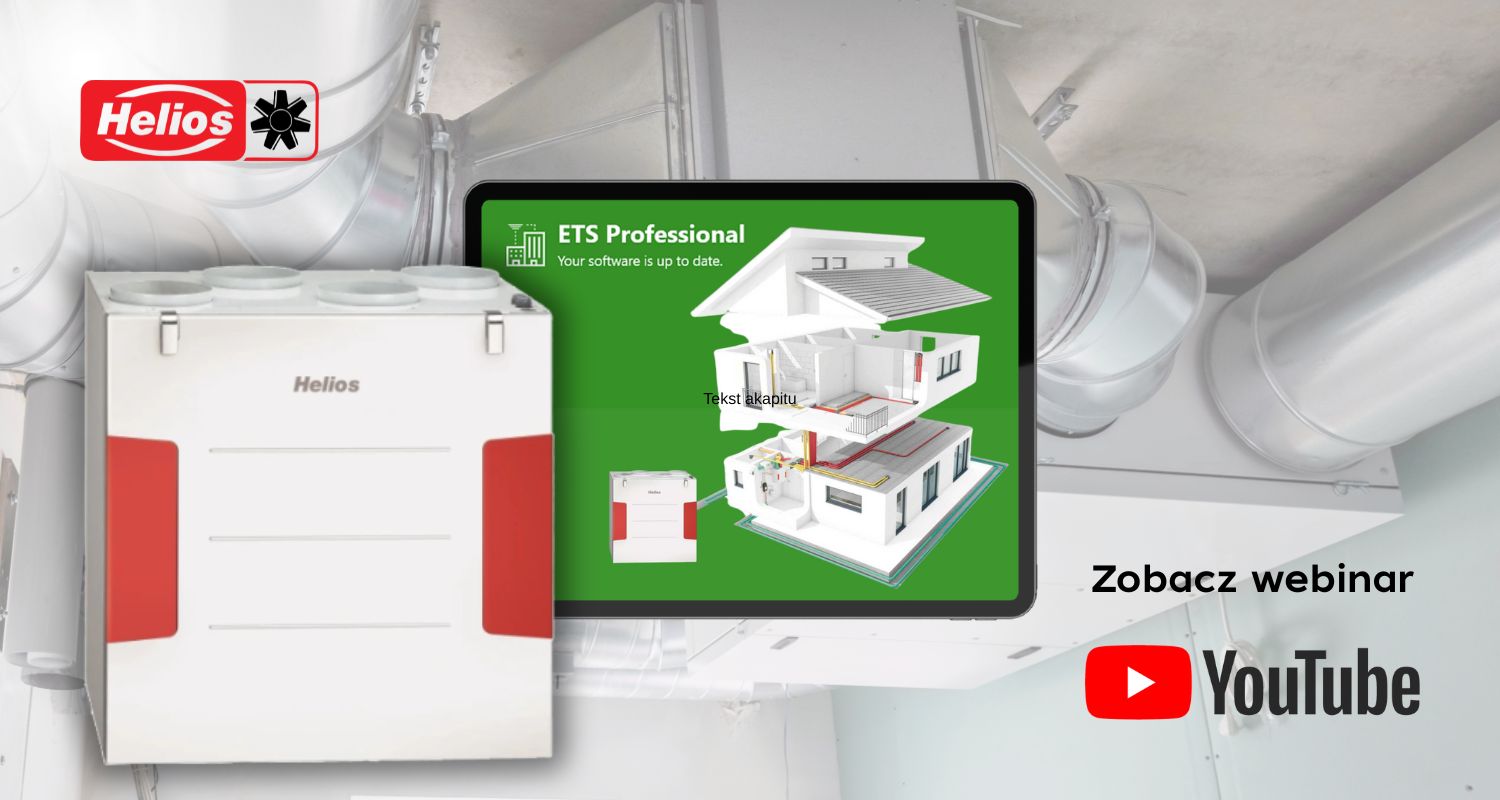Pełna integracja rekuperatora Helios ze standardem KNX.