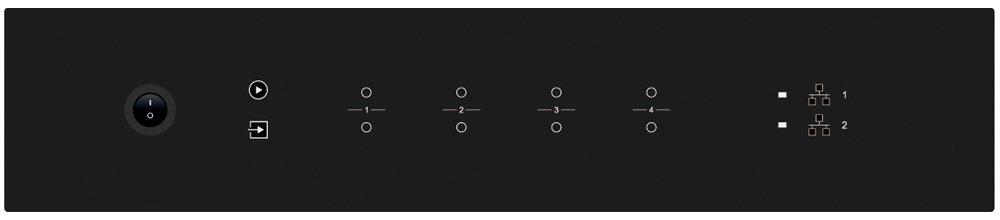 STREAMER + WZMACNIACZ 4-STREFOWY SENTIO 4X50W WIFI, BLUETOOTH, IR, LAN, USB, LINE IN/OUT, OPT IN, SW OUT (RCA)