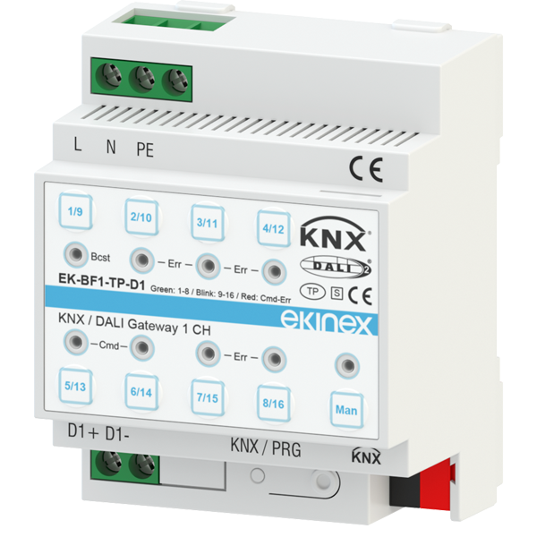 BRAMKA DALI KNX 1-KANAŁOWA 1x64