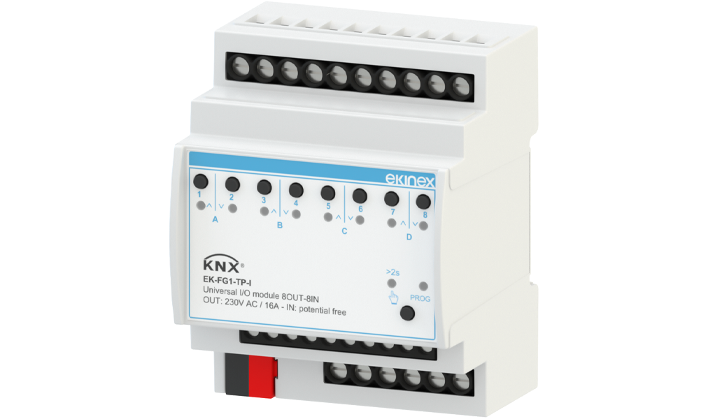 AKTOR UNIWERSALNY AEVO FG1 KNX 4x/8x IN DODATKOWO 8x WEJŚCIE BINARNE