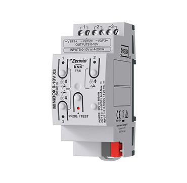 MULTIFUNKCYJNY AKTOR ZENNIO 0-10V Z WEJŚCIEM/WYJŚCIEM X3