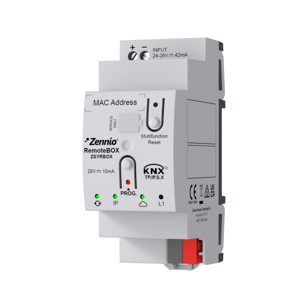 REMOTEBOX. URZĄDZENIE DO ZDALNEGO STEROWANIA ZA POMOCĄ APLIKACJI ZENNIO REMOTE (DO 100 ELEMENTÓW STERUJĄCYCH)