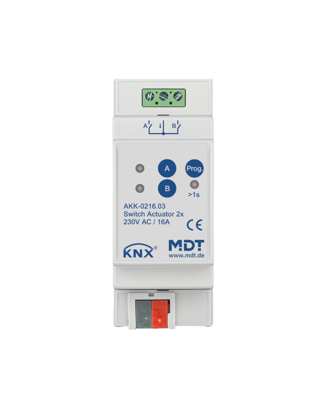 AKTOR PRZEŁĄCZAJĄCY 2-KANAŁOWY, 2-MODUŁOWY, 16A, 230VAC, KOMPAKTOWY, 70μF, 10 ECG