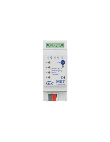 WEJŚCIE BINARNE 4-KROTNE, 2-MODUŁOWY, WEJŚCIA 230VAC