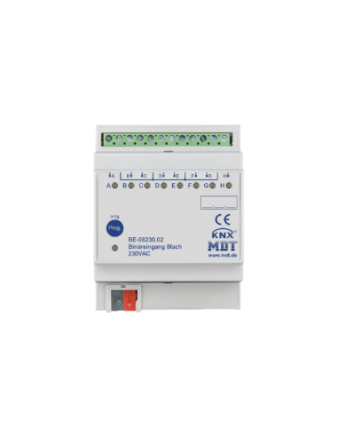 WEJŚCIE BINARNE 8-KROTNE, 4-MODUŁOWY, WEJŚCIA 230VAC