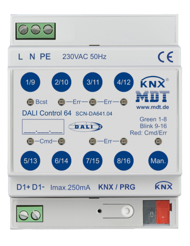 STEROWNIK/BRAMKA DALI 64, 4-MODUŁOWY