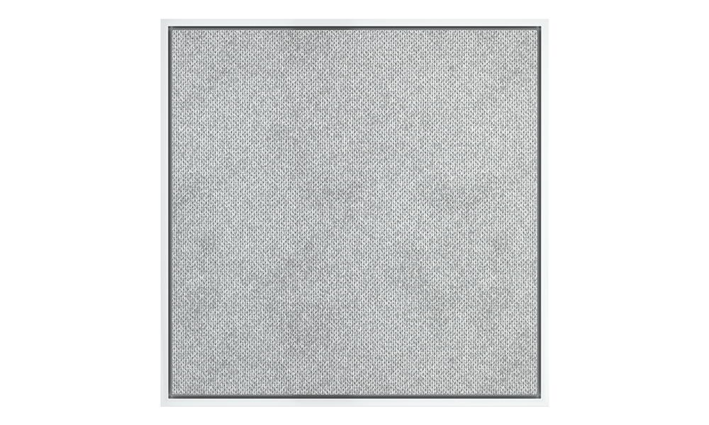 GŁOŚNIK DO MONTAŻU POWIERZCHNIOWEGO, 65W, 50-21KHZ, SATYNOWE ALUMINIUM, BIAŁA TKANINA