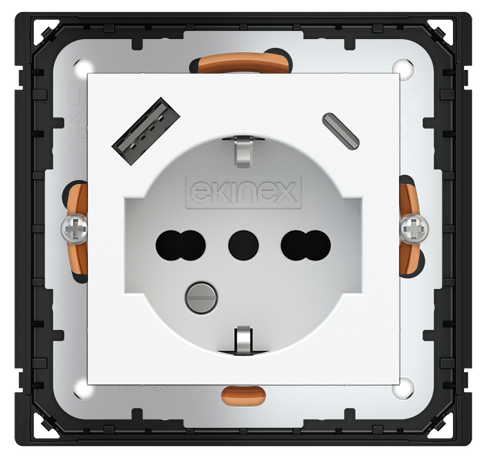 GNIAZDO IT + USB A-C