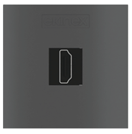 GNIAZDO KEYSTONE HDMI CZARNE