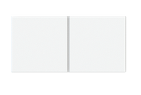 KLAWISZ PODWÓJNY PLASTIK SERIA 20 SET WHITE, 1 SZT.