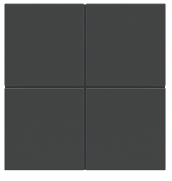 KLAWISZ x4 KWADR. FENIX SERIA 71 SET GREY BROMINE, ZESTAW 4 SZT.