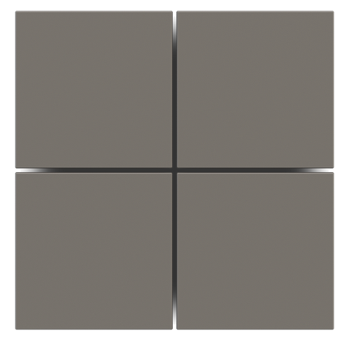 KLAWISZ X4 KWADR. FENIX SERIA FF SET GREY LONDON, ZESTAW 4 SZT.