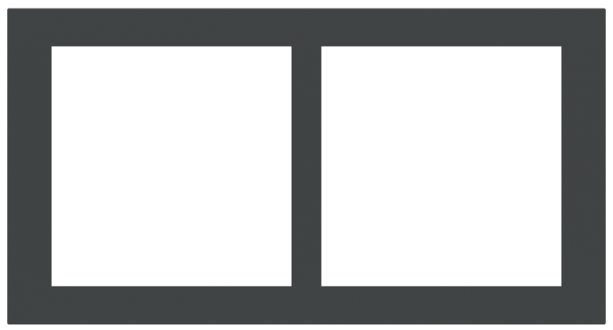 PŁYTKA 2X FENIX 71 PROSTOK. 80X151X60X60 INT DLA SZWAJCARII GREY BROMINE