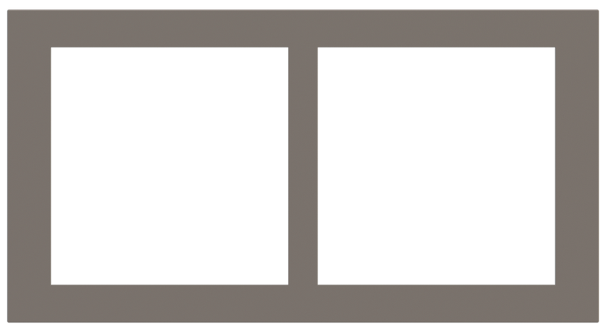 PŁYTKA 2X FENIX 71 PROSTOK. 80X151X60X60 INT DLA SZWAJCARII GREY LONDON