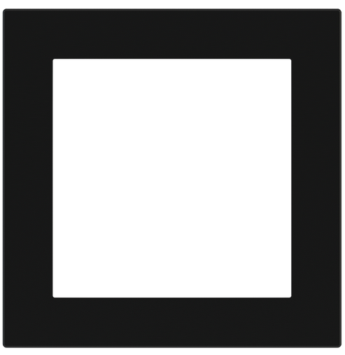 PŁYTKA X1 KWADR. PLASTIK 60X60 DEEP INTENSE BLACK