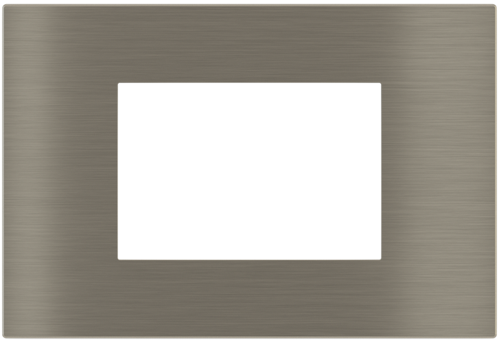 PŁYTKA X1 PROST. METAL 68X45 DEEP NICKEL