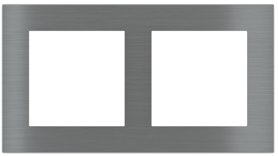 PŁYTKA x2 METAL 55x55 DEEP TITANIUM