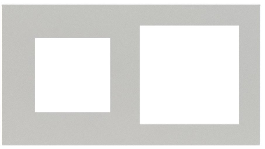 PŁYTKA X2 PLASTIK 45X45+60X60 DEEP SILVER