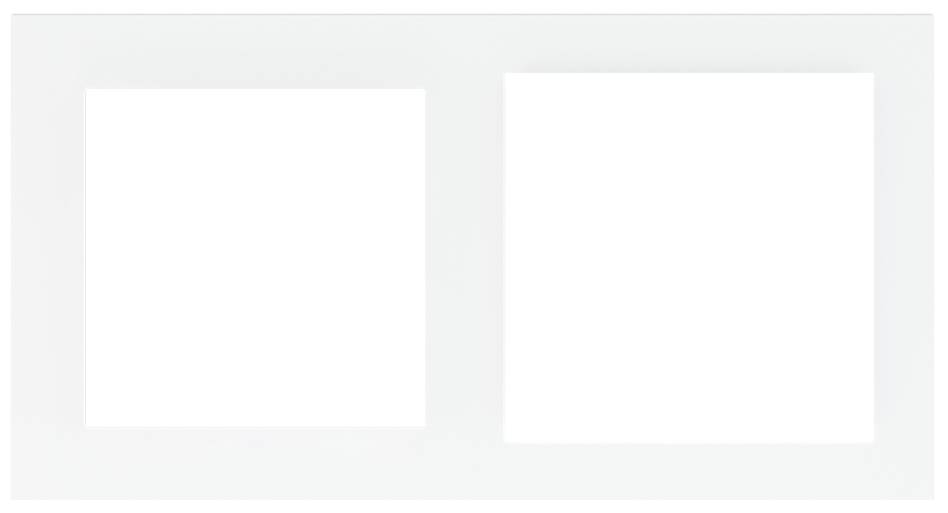 PŁYTKA X2 PLASTIK 55X55+60X60 WHITE