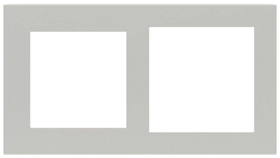 PŁYTKA X2 PLASTIK 55X55+60X60 DEEP SILVER