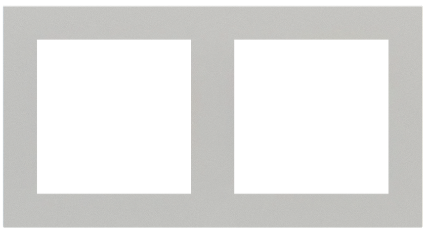 PŁYTKA X2 PLASTIK 55X55 SILVER