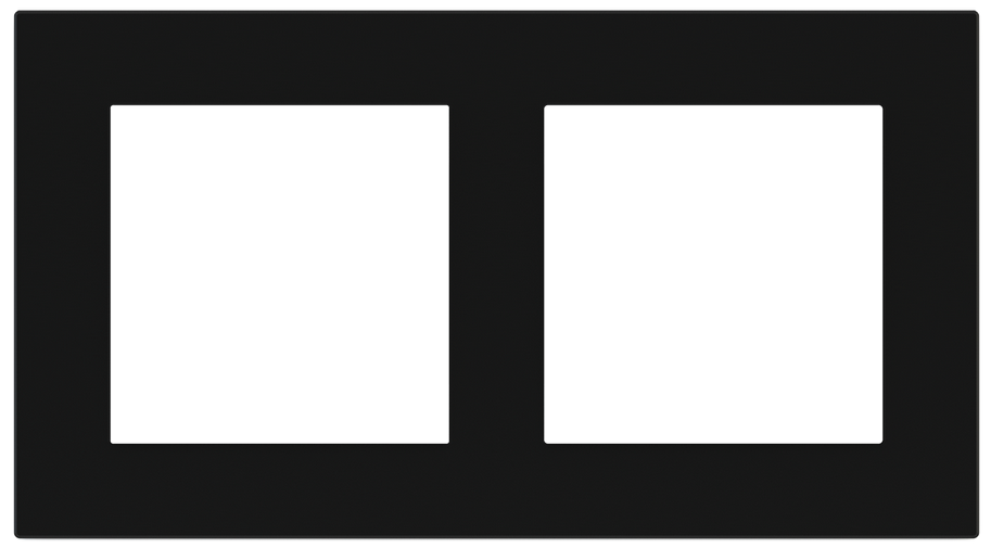 PŁYTKA X2 PLASTIK 55X55 DEEP INTENSE BLACK