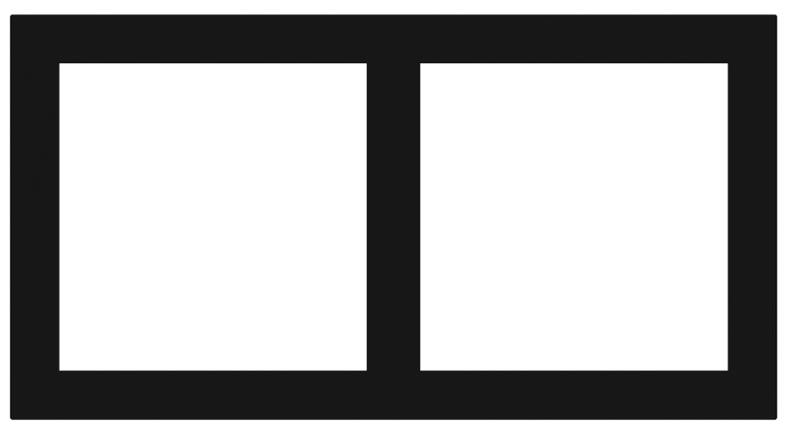 PŁYTKA X2 PLASTIK 60X60 INTENSE BLACK