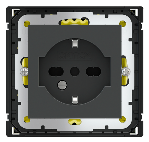 POKRYWA GNIAZDA IT, 55X55 FENIX GREY BROMINE