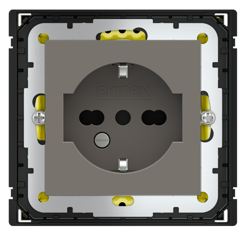 POKRYWA GNIAZDA IT, 55X55 FENIX GREY LONDON