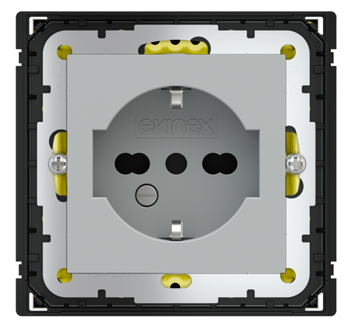 POKRYWA GNIAZDA IT, 55X55 FENIX GREY EFESO