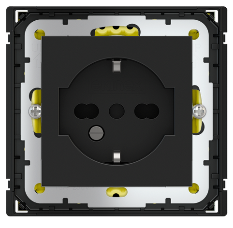 POKRYWA GNIAZDA IT, 55X55 FENIX NERO CZARNE