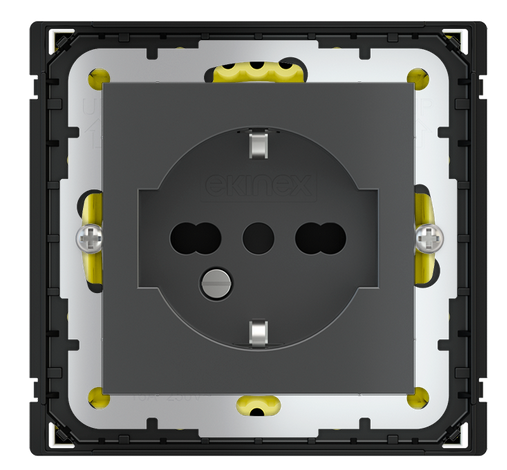 POKRYWA GNIAZDA IT, 55X55 METAL CARBON
