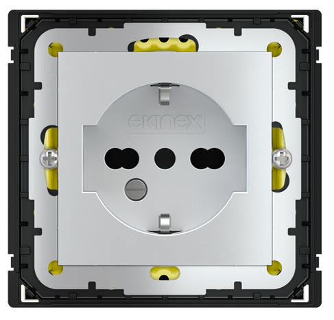 POKRYWA GNIAZDA IT, 55X55 METAL ALUMINIUM