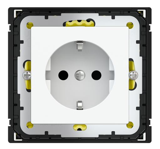 POKRYWA GNIAZDA SCHUKO (BEZ MALOWANIA)