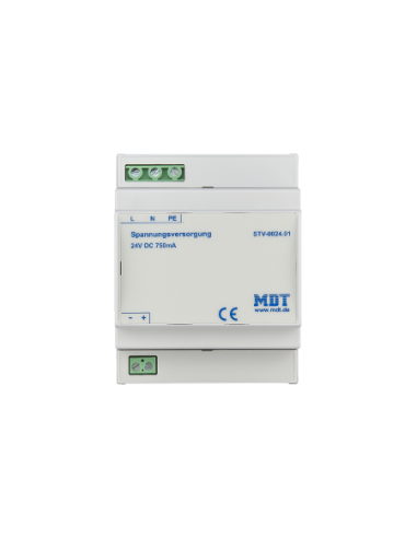 ZASILACZ, 4-MODUŁOWY, 750mA, 24VDC SELV