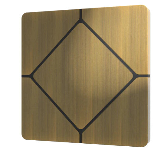 PRZYCISK TAP-5 ORE, METAL, ANTIQUE BRASS