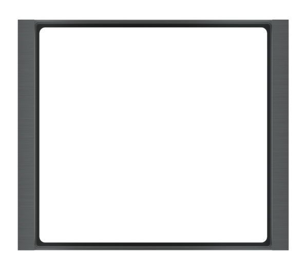 RAMKA x1 KWADR. METAL FLANK CARBON