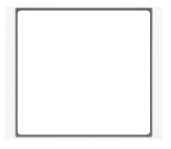 RAMKA x1 KWADR. PLASTIK FLANK ICE WHITE