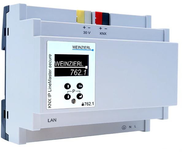 ZASILACZ KNX 640 MA Z ROUTEREM IP LINEMASTER 762.1 SECURE