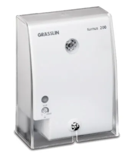 WYŁĄCZNIK ZMIERZCHOWY TURNUS 200 2-2000LX, REGULOWANY CZAS OPÓŹNIENIA WŁĄCZ/WYŁĄCZ, OCHRONA PRZECIWOLŚNIENIOWA, WBUDOWANY CZUJNIK ŚWIATŁA, IP54