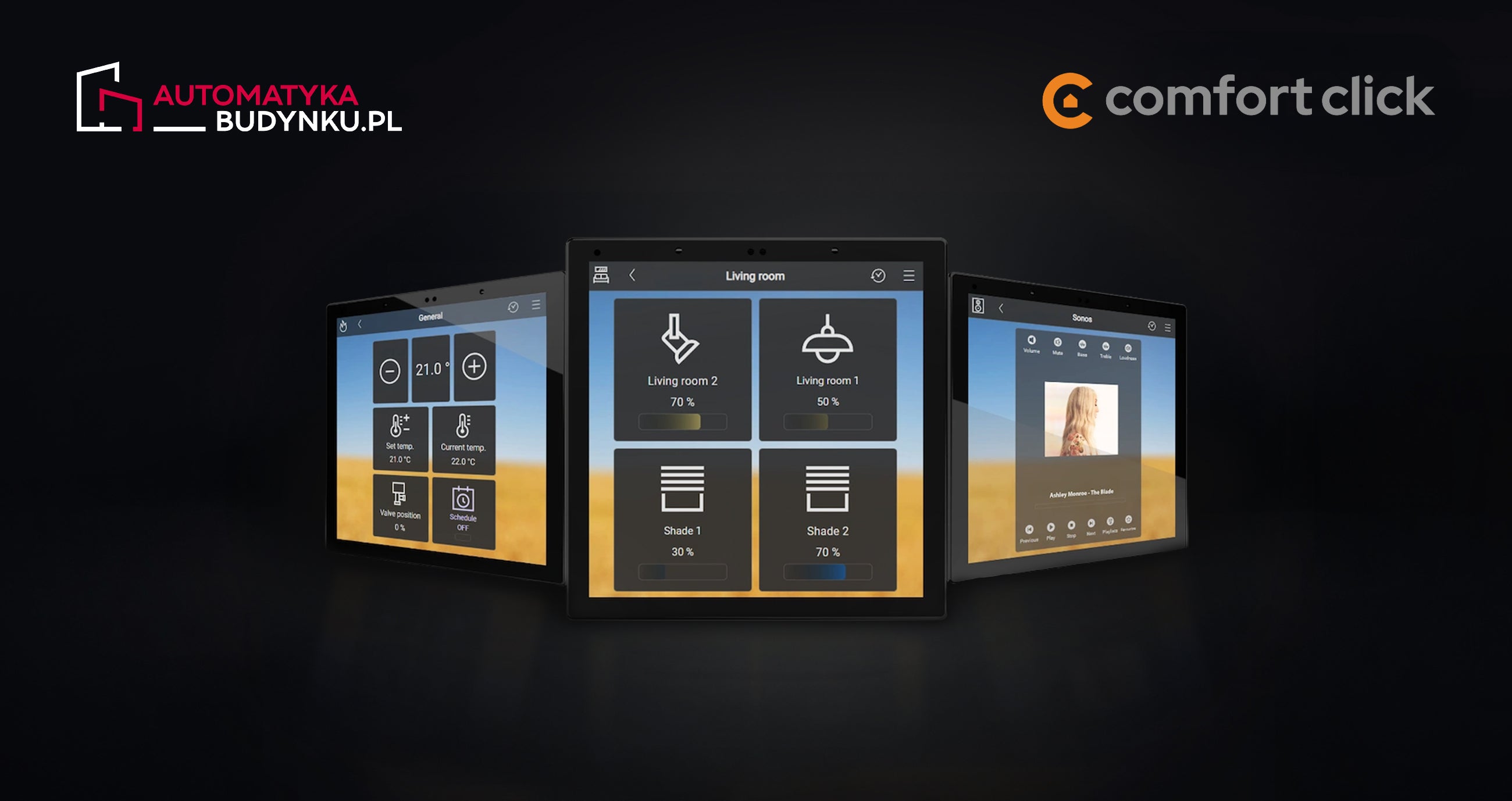 Nowy panel dotykowy BLADE od Comfort Click