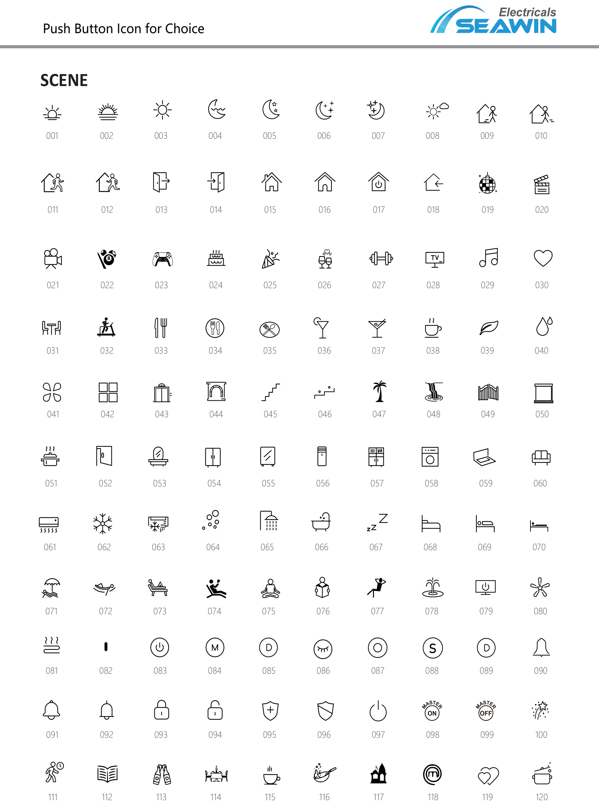 8-KROTNY PRZYCISK SERII E1 (FRONT END Z KLAWISZAMI) (CZARNY, BIAŁY, ZŁOTY, SZARY)