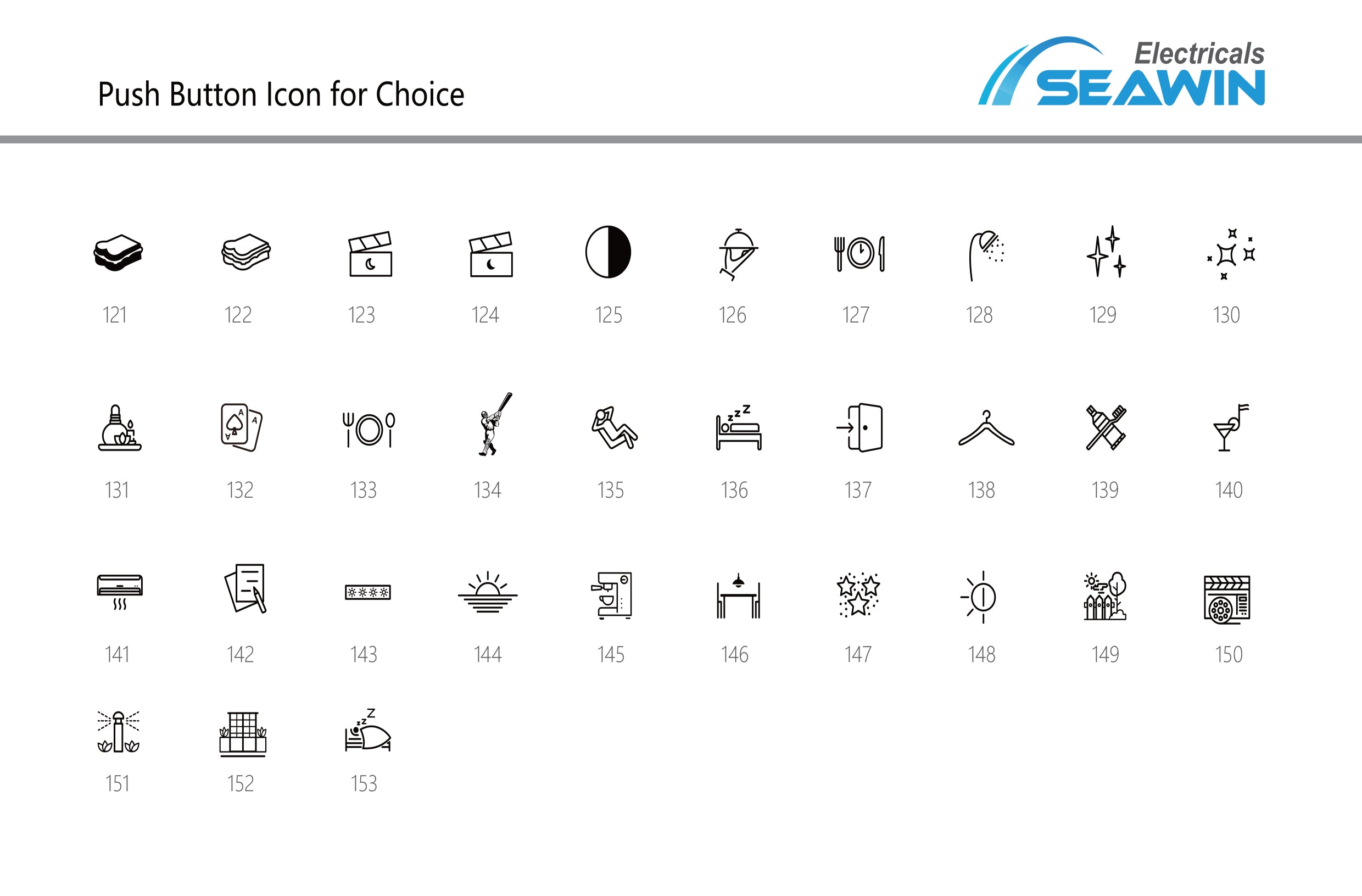 8-KROTNY PRZYCISK SERII E1 (FRONT END Z KLAWISZAMI) (CZARNY, BIAŁY, ZŁOTY, SZARY)