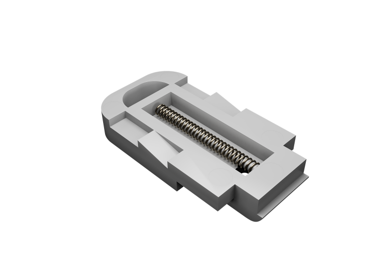 Clip for DIN rail installation (spare part)