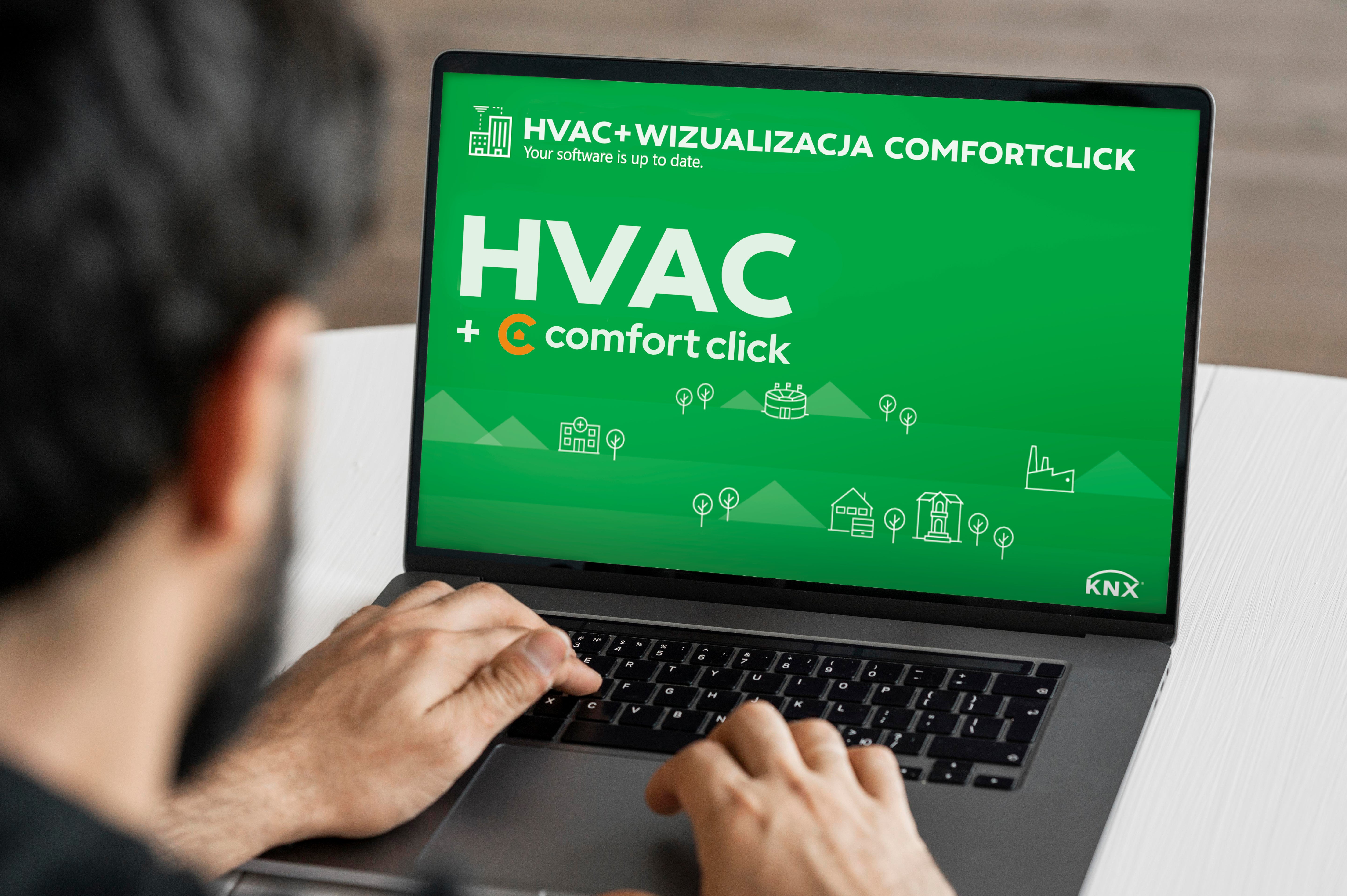 KNX HVAC + Wizualizacja ComfortClick
