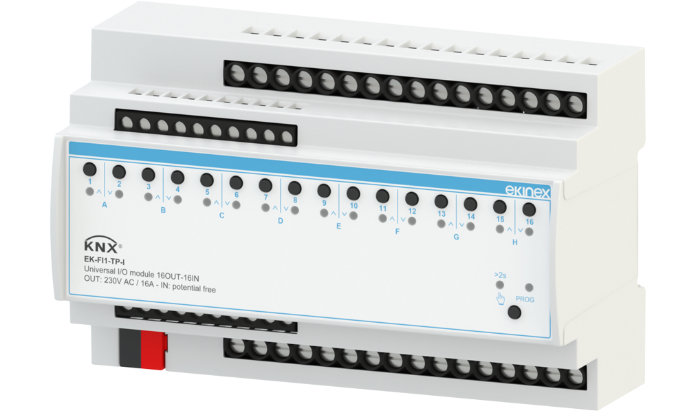 AKTOR UNIWERSALNY AEVO FI1 KNX 8x/16x IN DODATKOWO 16x WEJŚCIE BINARNE