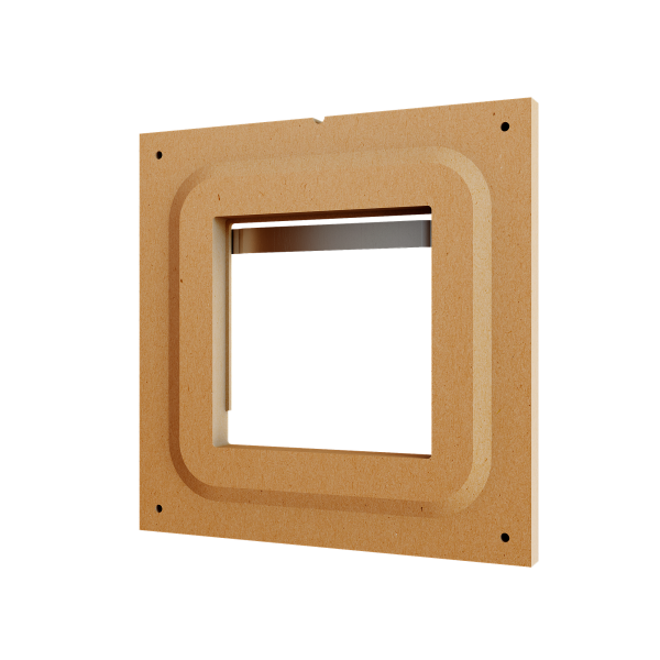 Accessory for dry-wall flush mounting for Flat X and IWAC Display